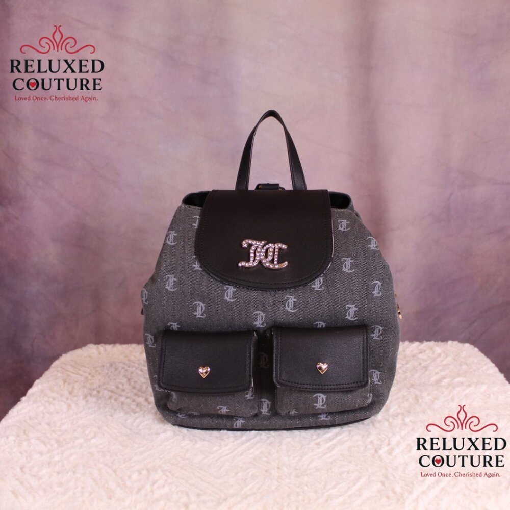 Black Juicy Couture Mini Backpack